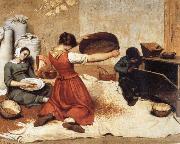 Gustave Courbet Die Kornsieberinnen oil painting reproduction